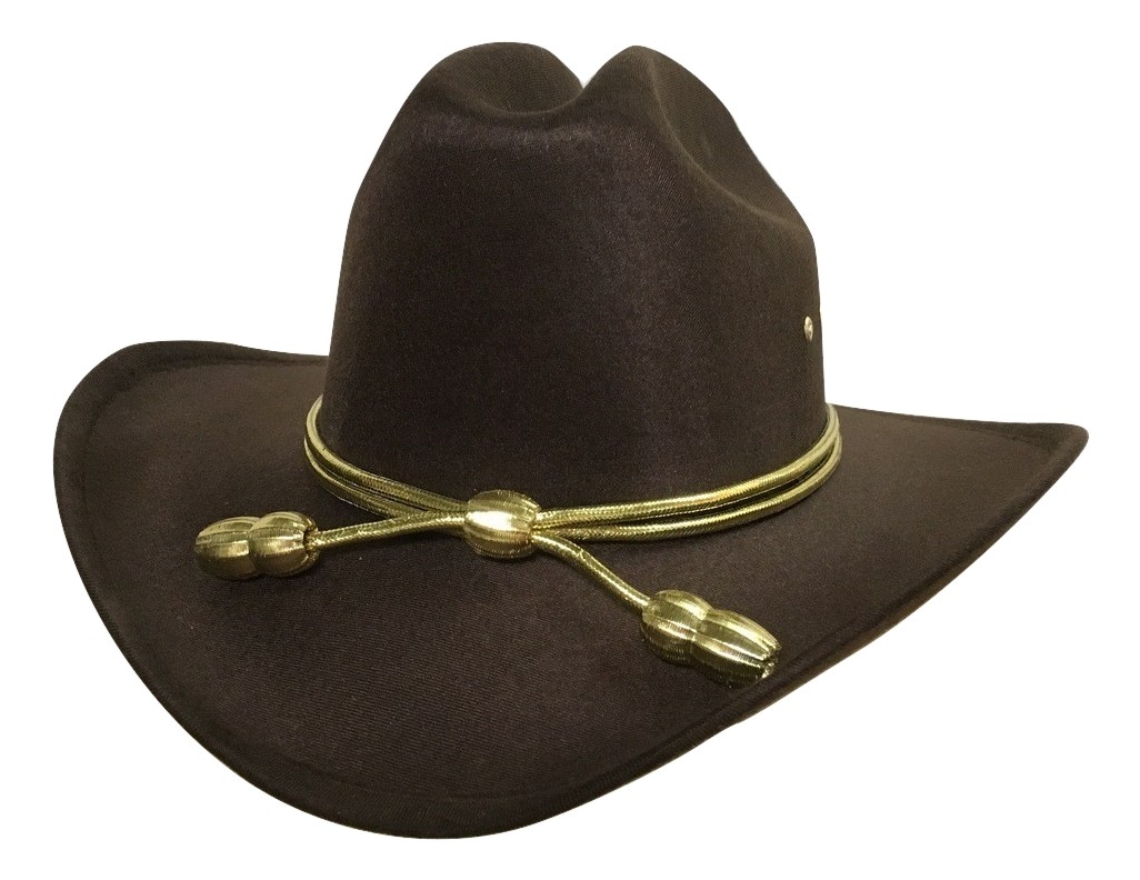 Child Boys Rick Carl Grimes King County Sheriff Hat Brown Cowboy Zombie